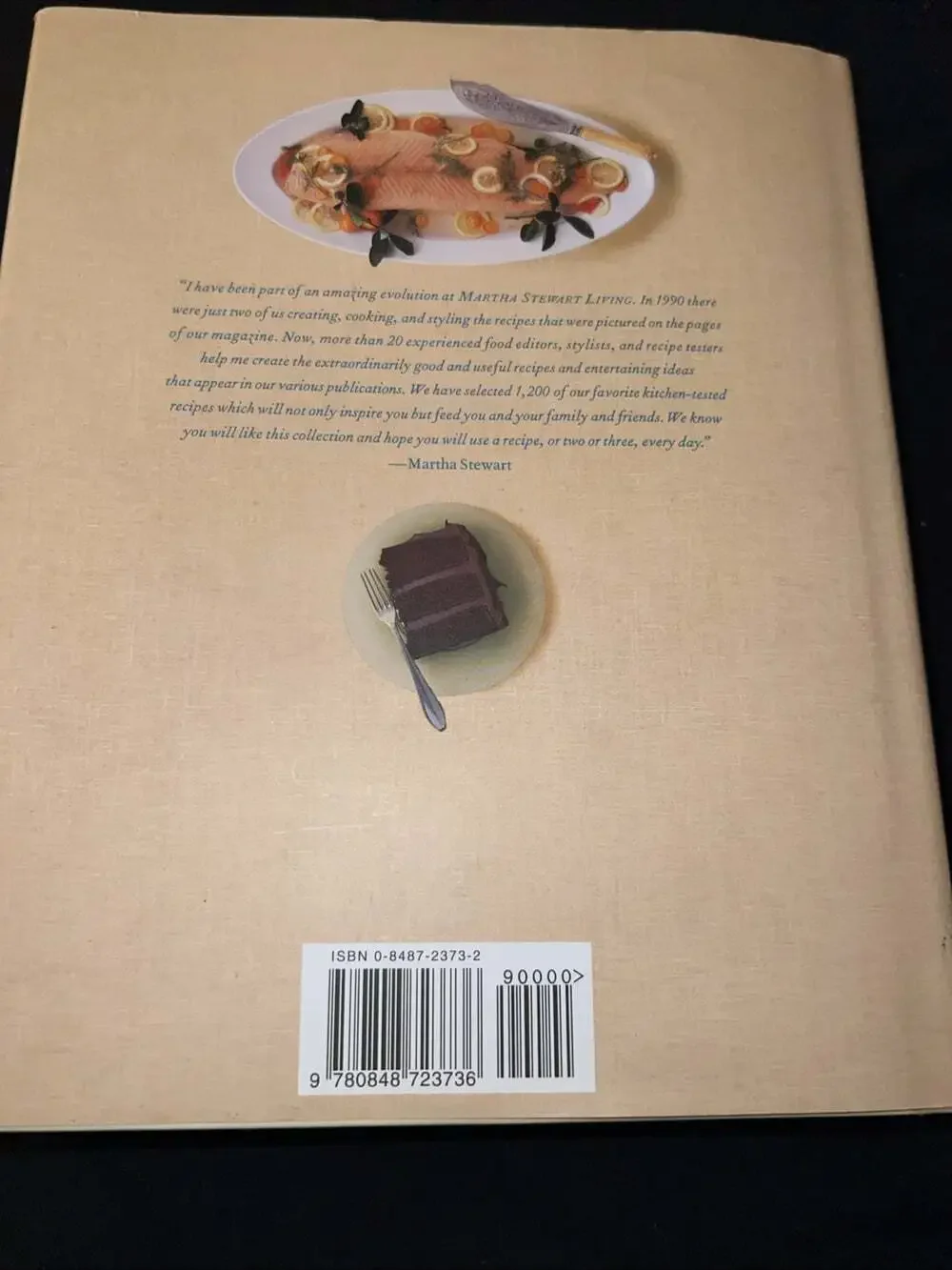1ST EDITION Martha Stewart Living Cookbook by Martha Stewart (2000) HC & DJ K1